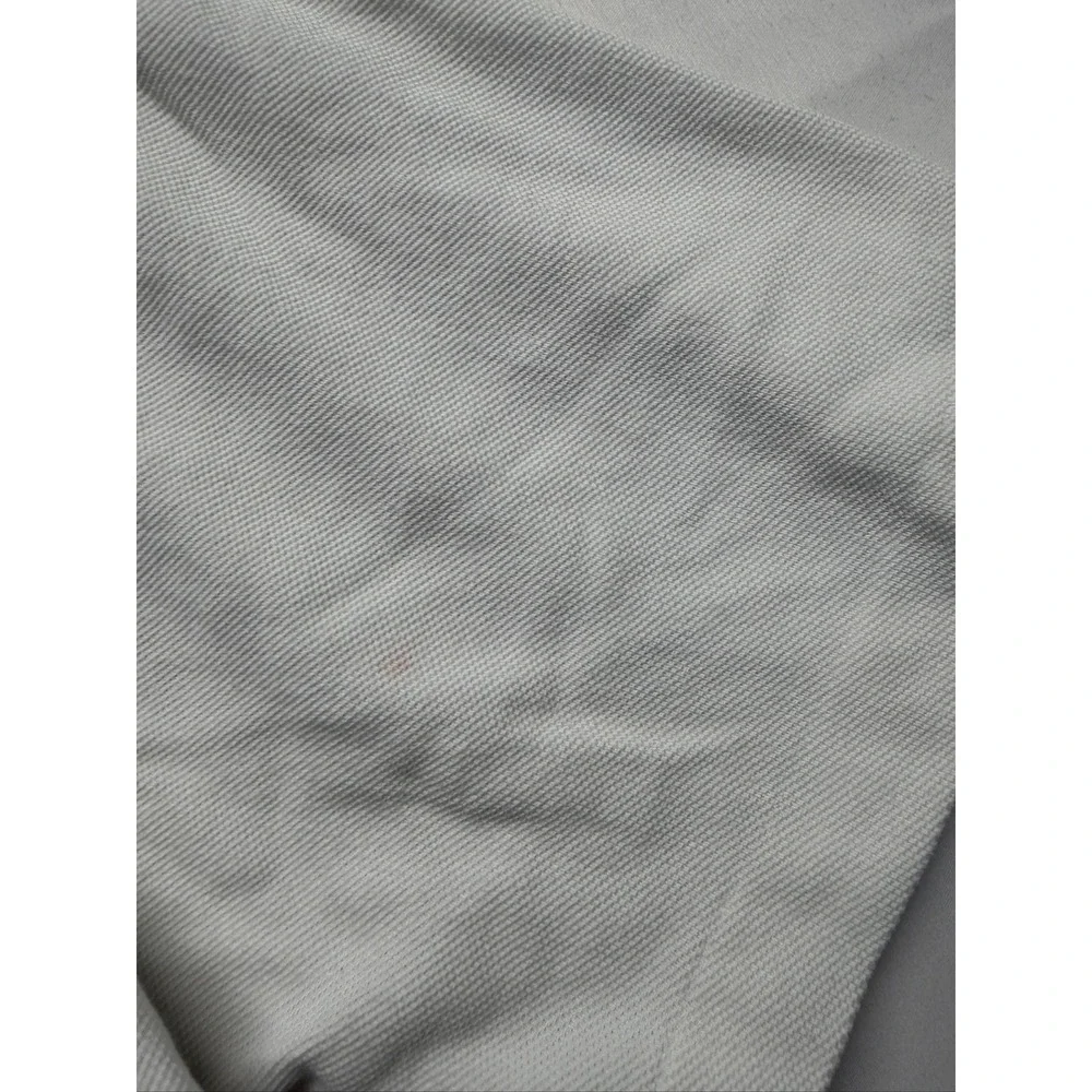 Ralph Lauren Polo Shirt Mens Large White Contrast Collar Cotton Logo Golf Tennis